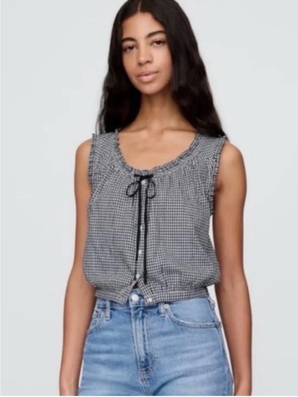Doen x Gap Gingham Top